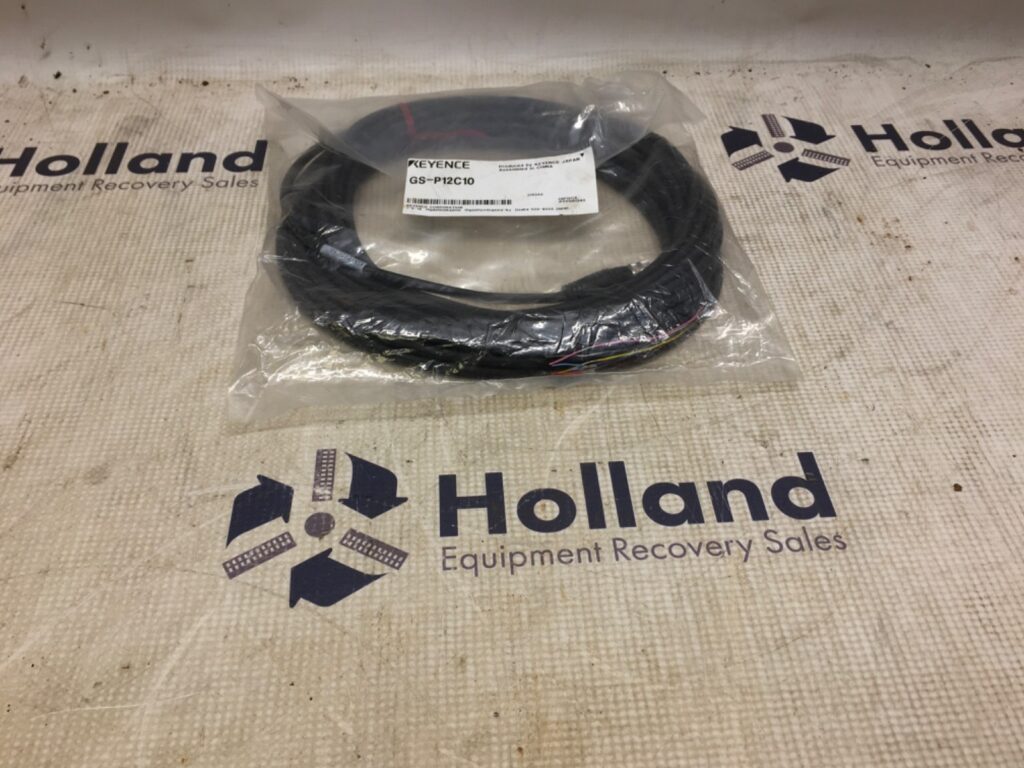 Keyence door lock cable, GS-P12C10, NOS, (KP-1914)