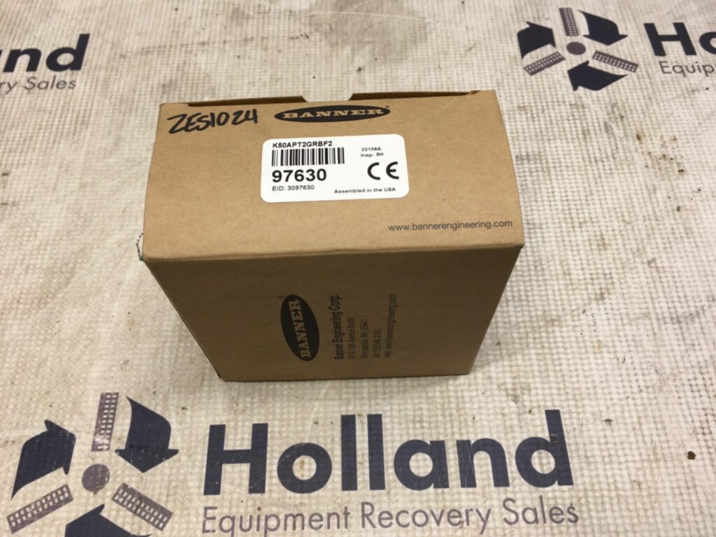 Banner touch sensor, K50APT2GRBF2, 97630, NOS, (KP-1915)
