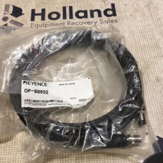 Keyence cable, M12/M12 Ethernet 5m, OP-88652, NOS, (KP-1929)