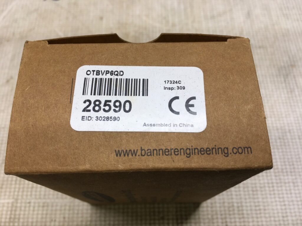 Banner engineering, OTBVP6QD, opto-touch, NOS, (KP-1931) - Image 2