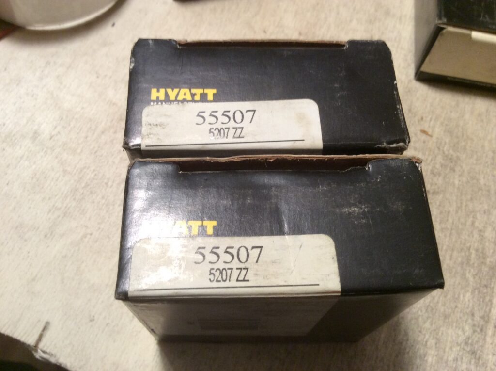 2-HYATT, bearings #55507, NOS, (JFK-292)